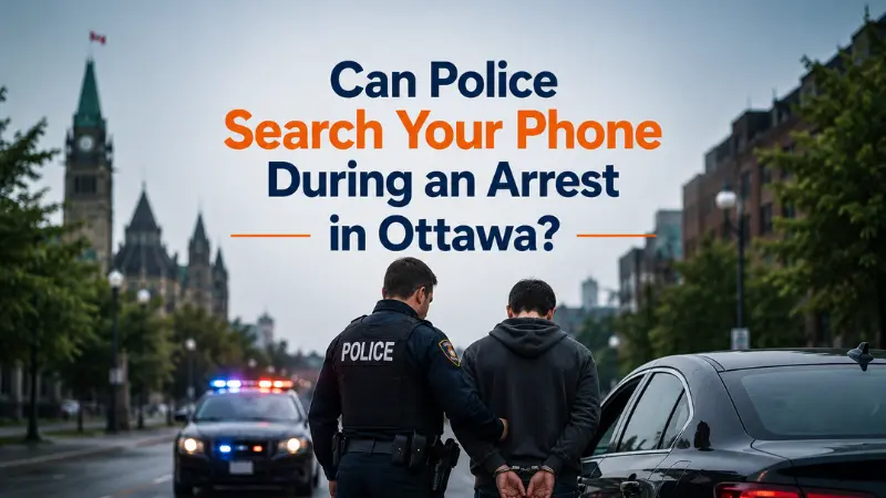 Can Police Search Your Phone During an Arrest in Ottawa?
