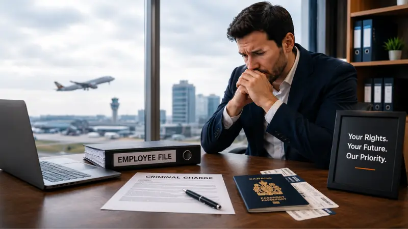 Can a Criminal Charge Affect Your Job or Travel Before You’re Convicted?