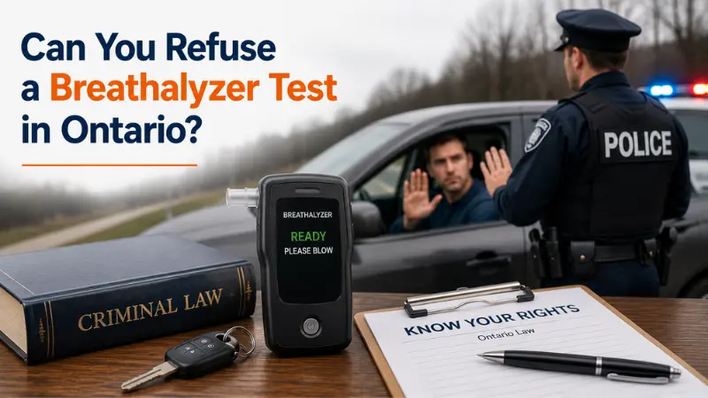 Can You Refuse a Breathalyzer Test in Ontario?