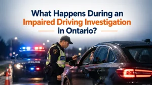 What Happens During an Impaired Driving Investigation