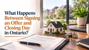 what happens after you sign an offer on a home in Ontario