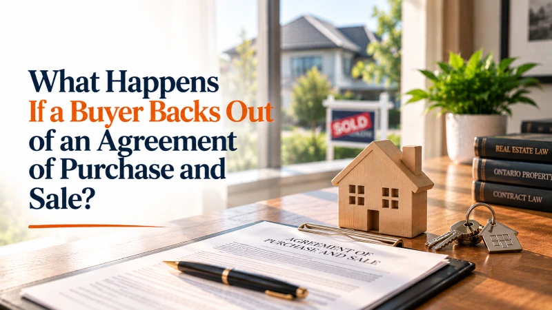 What Happens If a Buyer Backs Out of an Agreement of Purchase and Sale?